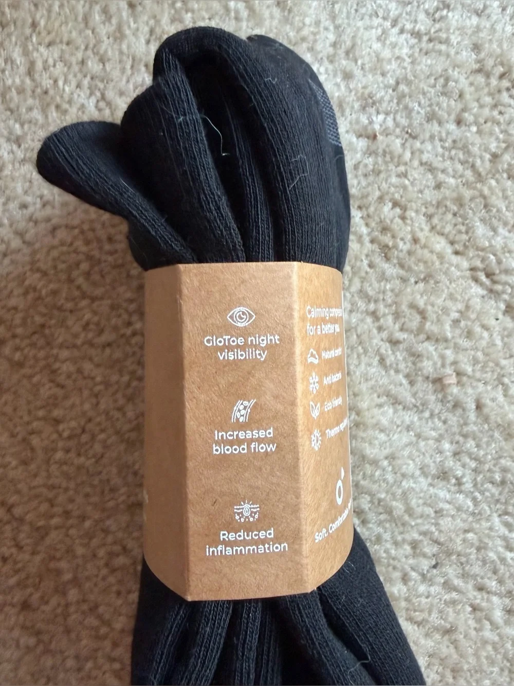 NWT OneCompress Black Knee High Compression Socks - Bamboo Blend - Sz XL/2XL